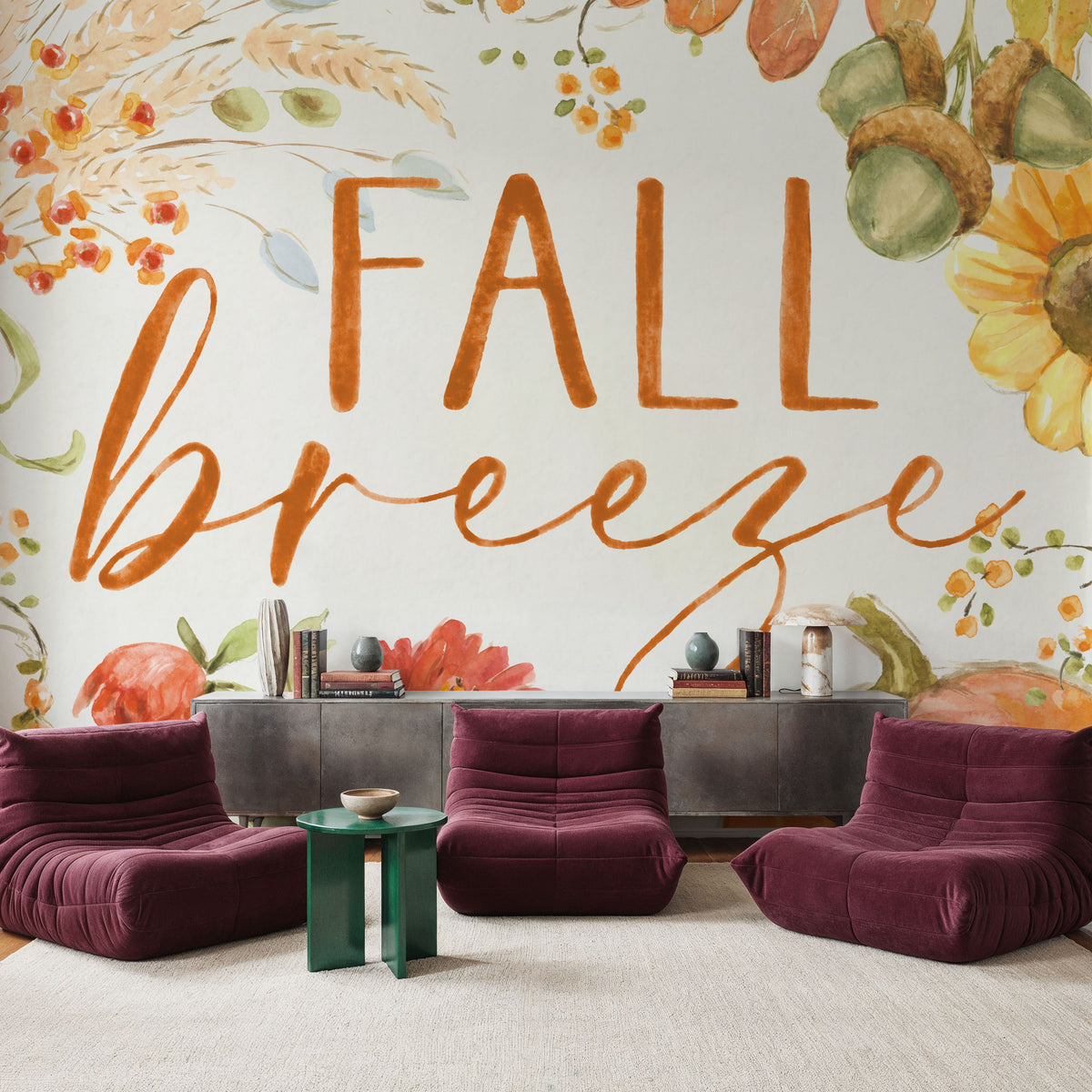 Harvest Wishes VII Mural Wallpaper - room preview 02