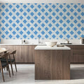 Seafood Shanty Baby Blue I Mural Wallpaper - room preview 02