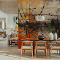 Burning Sky Mural Wallpaper - room preview 02