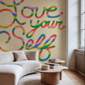 Love Your Self Mural Wallpaper - room preview 02