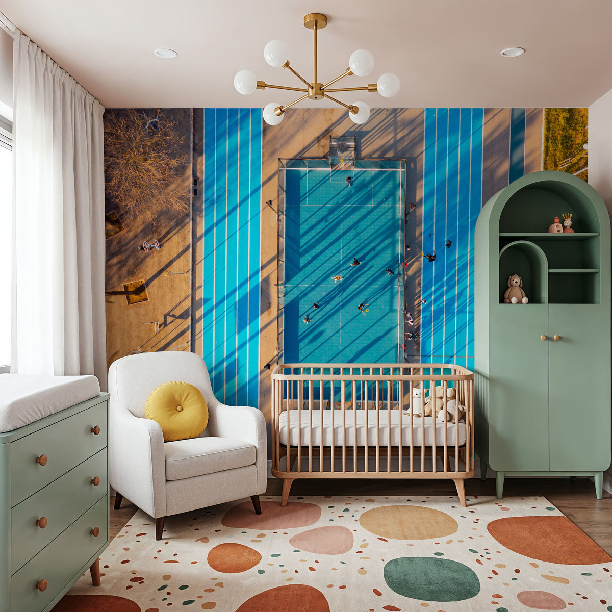 Weekend Plans Mural Wallpaper - room preview 02