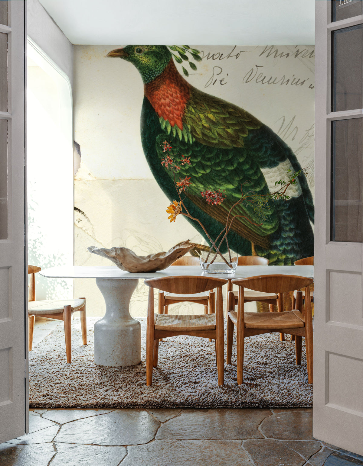 Pretty Bird IV Mural Wallpaper - room preview 02