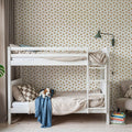 Autumn Buds White Mural Wallpaper - room preview 02