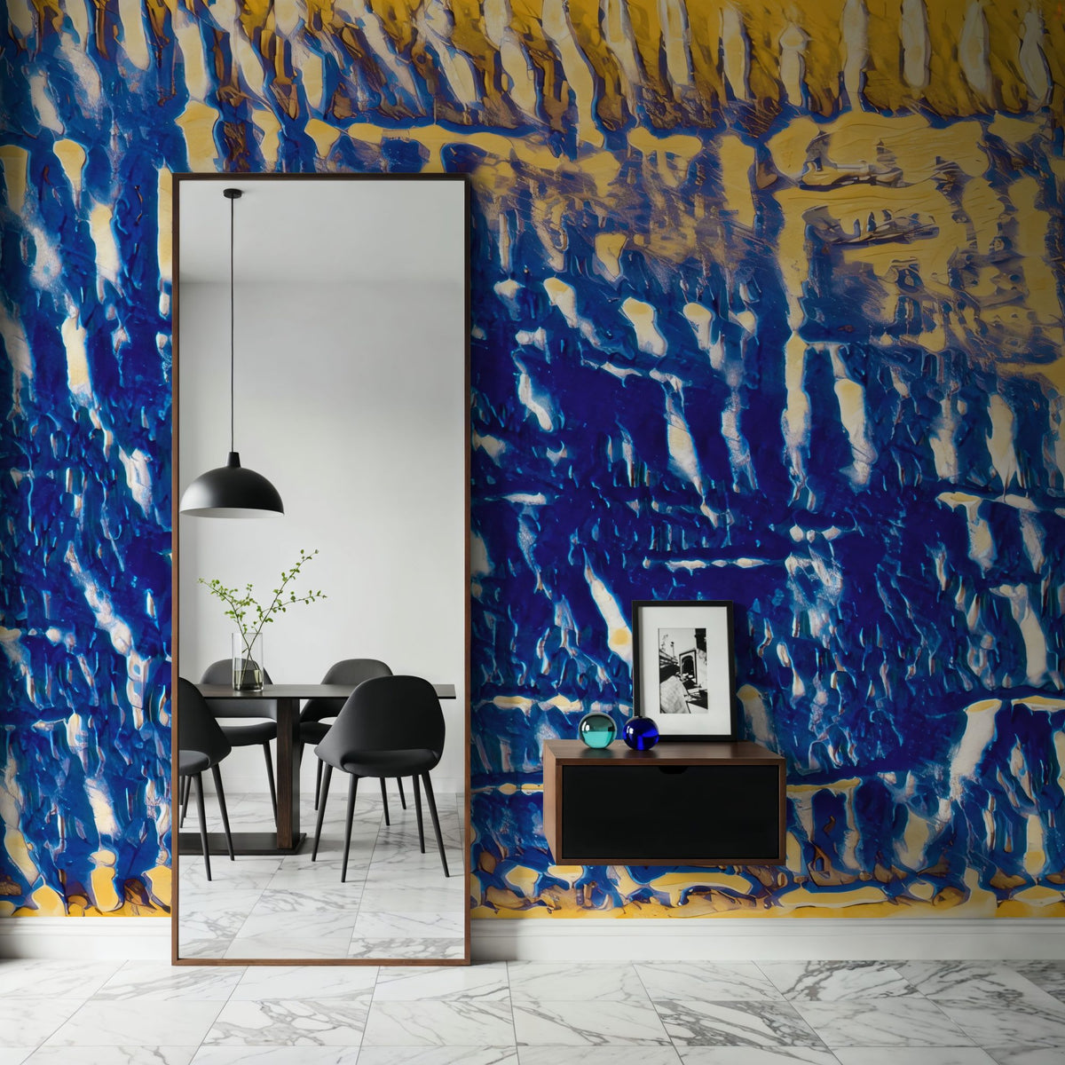 Sunrise Jalousie Mural Wallpaper - room preview 02