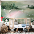 Midsummer Meadow VI Mural Wallpaper - room preview 02