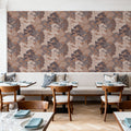 Overleaf Woodland Pattern, Fudge Mural Wallpaper - room preview 02