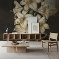 Temple of Flora White Mural Wallpaper - room preview 02