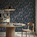 Purple Chain Tree Mural Wallpaper - room preview 02