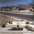 Mountain Road Vista Mural Wallpaper - room preview 02