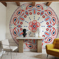 Festive Summer VI Light Mural Wallpaper - room preview 02