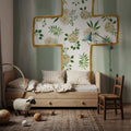 Floral Cross III Mural Wallpaper - room preview 02