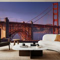 Crimson Crossing Mural Wallpaper - room preview 02