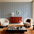 Pulse, Sky Blue Mural Wallpaper - room preview 02