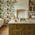Under the Surface White Mural Wallpaper - room preview 02