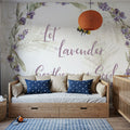 Fresh Lavender VII Mural Wallpaper - room preview 02