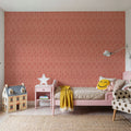 Coastal Signals Red Mural Wallpaper - room preview 02