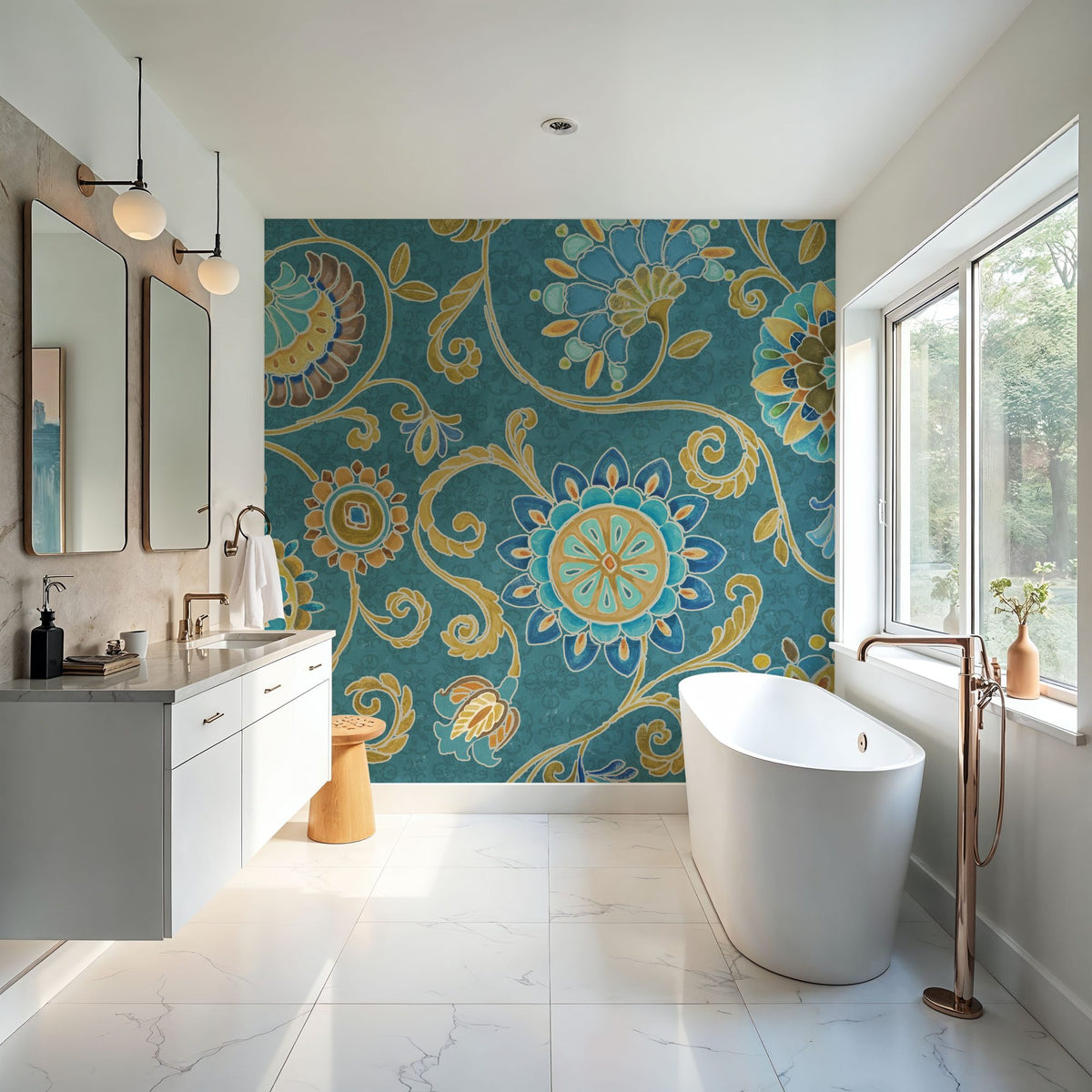 Fall Love Tales Mural Wallpaper - room preview 02