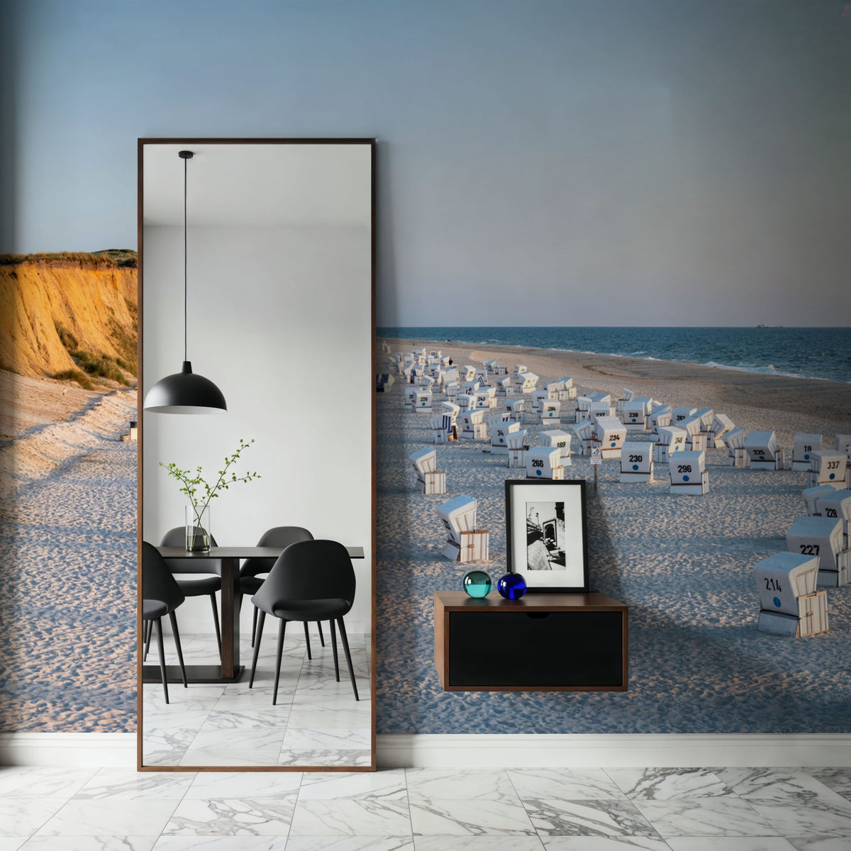 Red Cliff Mural Wallpaper - room preview 02
