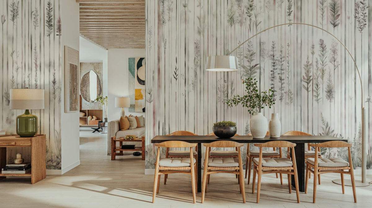 Charming Garden Winter Mural Wallpaper - room preview 02