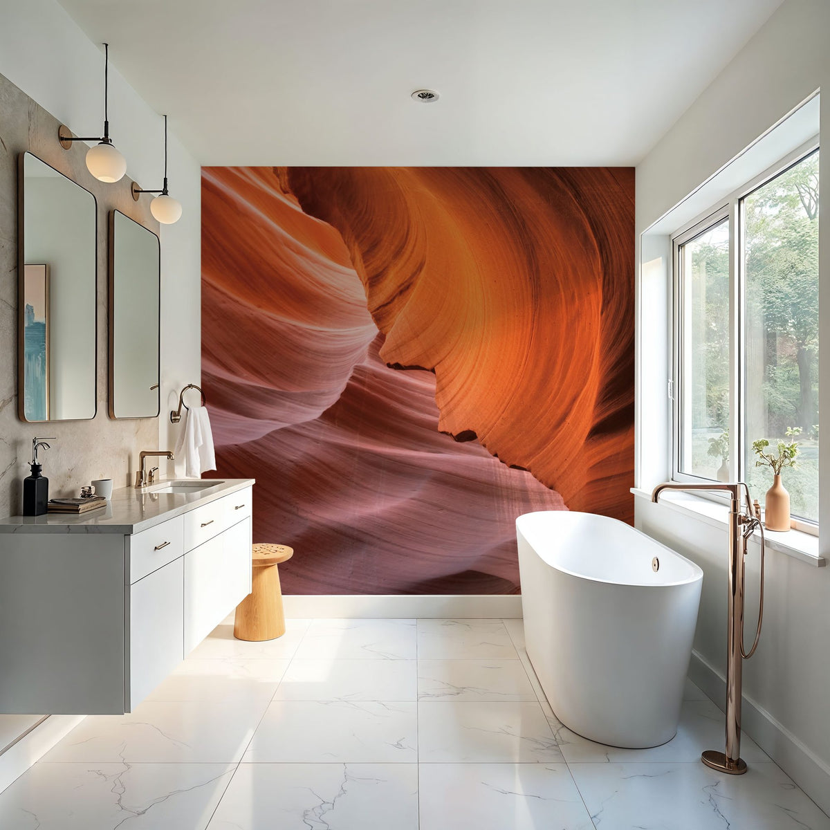 Lower Antelope Canyon I Mural Wallpaper - room preview 02