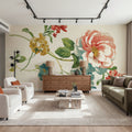 Elegant Floral I Mural Wallpaper - room preview 02