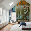 Fishing Posters Mural Wallpaper - room preview 02