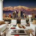 Snowcapped Mountains Los Angeles Mural Wallpaper - room preview 02