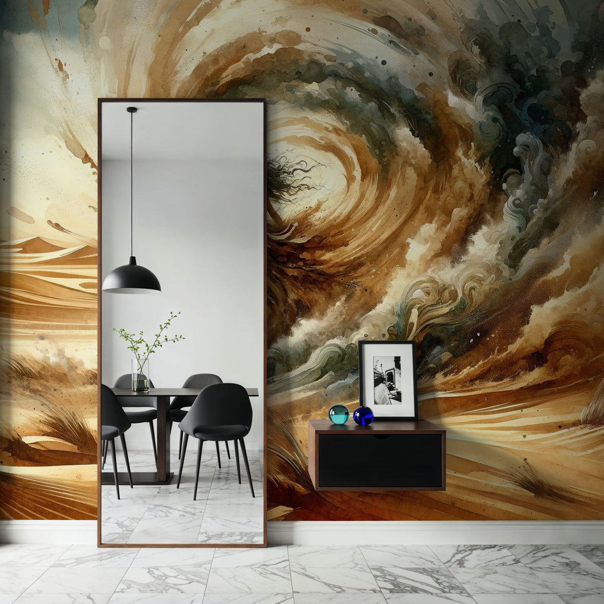 Enchantment of the Desert Gale Mural Wallpaper - room preview 02