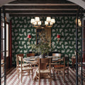 Winter Roses Mural Wallpaper - room preview 02