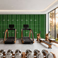 Gridiron Mural Wallpaper - room preview 02