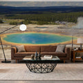 Midway Geyser Basin Mural Wallpaper - room preview 02
