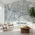 Map of the Bronx Mural Wallpaper - room preview 02