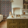Milk Snakes & Blossoms Mural Wallpaper - room preview 02