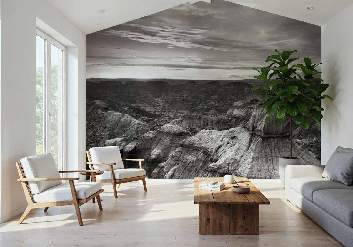 Makoshika Badlands Mural Wallpaper - room preview 02