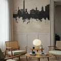 Northampton England Skyline Concrete Mural Wallpaper - room preview 02