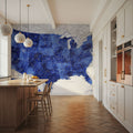 US Map Detailed - Gulzar Mural Wallpaper - room preview 02