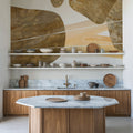 Metallic Texture Tall III Mural Wallpaper - room preview 02