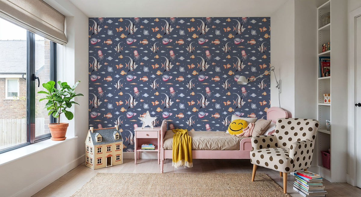 Under the Sea Mural Wallpaper - room preview 02