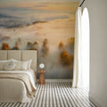 Foggy Birch Dream Mural Wallpaper - room preview 02