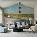 Lighthouse List-Ost on the Island of Sylt Mural Wallpaper - room preview 02