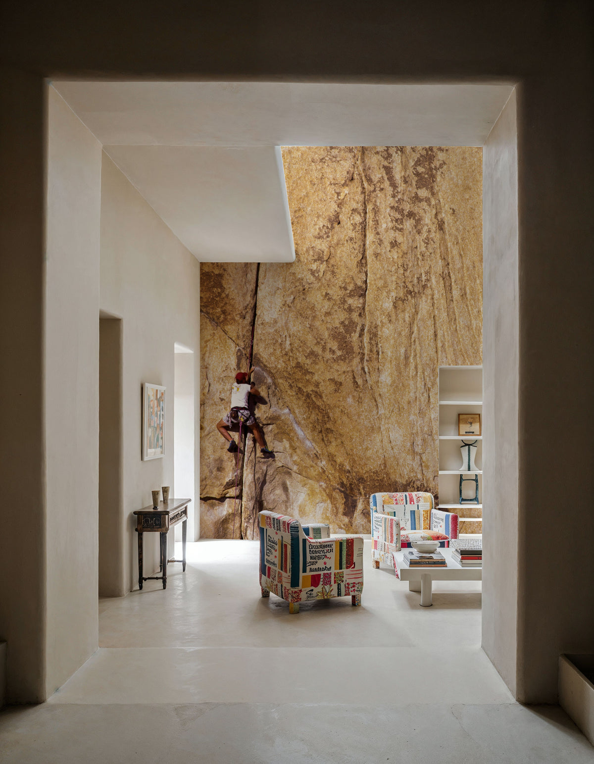 Vertical Ascent Mural Wallpaper - room preview 02