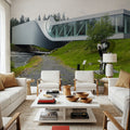 Riverside Pavilion Mural Wallpaper - room preview 02
