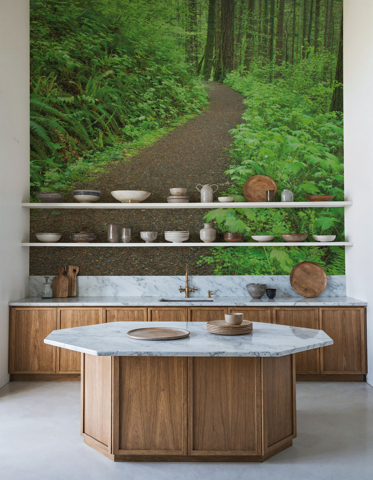 Let's Go Hiking Mural Wallpaper - room preview 02