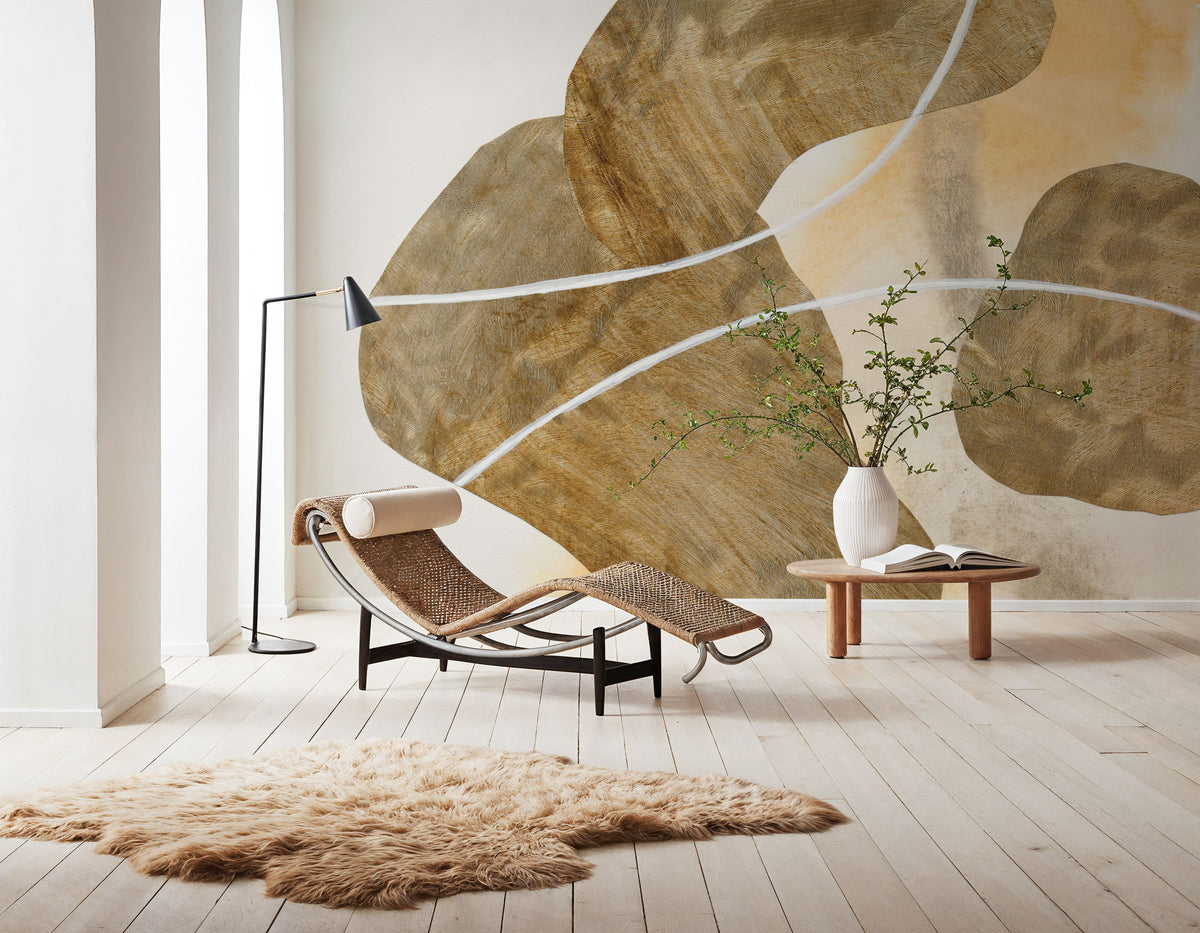 Metallic Textures III Mural Wallpaper - room preview 02