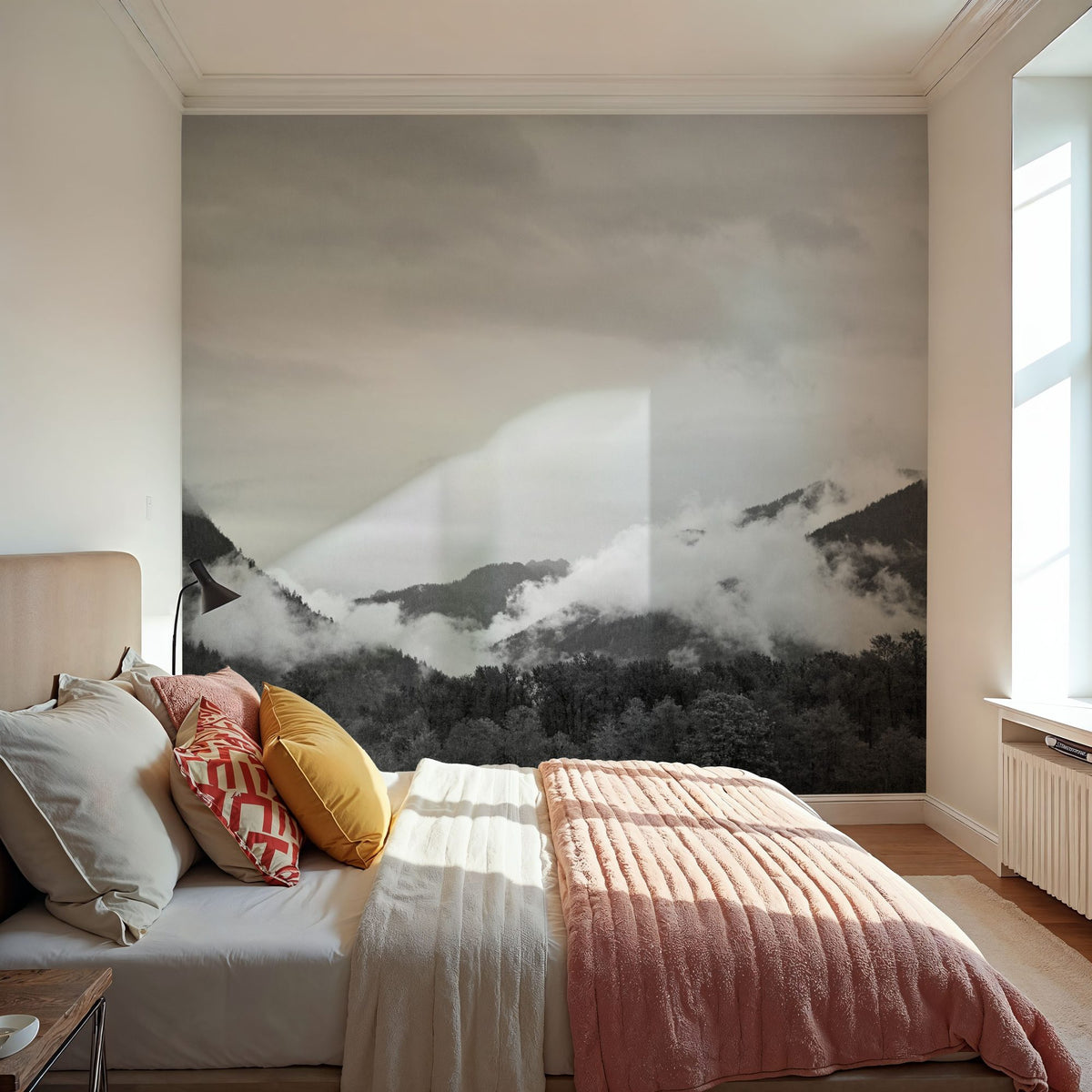 North Cascades Valley Mural Wallpaper - room preview 02