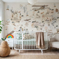 My First World Map Mural Wallpaper - room preview 02