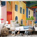 Stroll Down the Street Mural Wallpaper - room preview 02