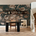 Floral Grunge Singing Mural Wallpaper - room preview 02
