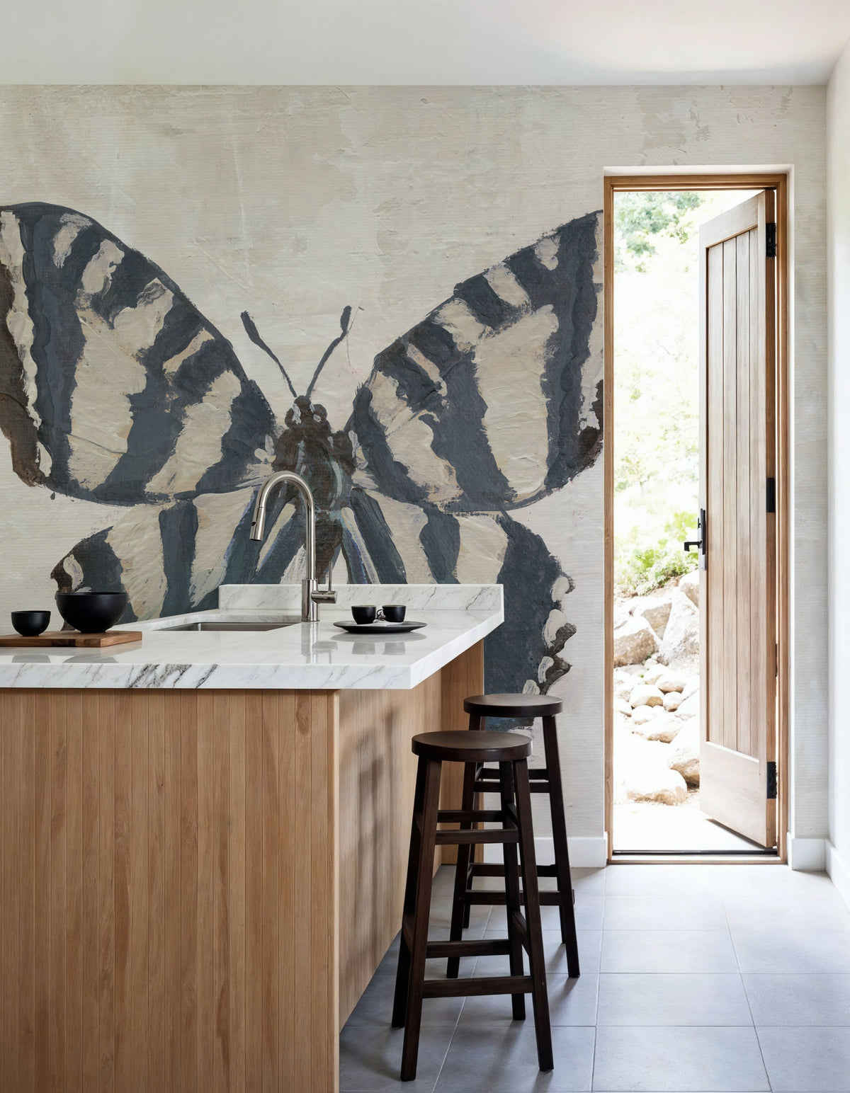Garden Beauties II Honeybloom Mural Wallpaper - room preview 02