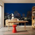 Luminous Skyline Mural Wallpaper - room preview 02